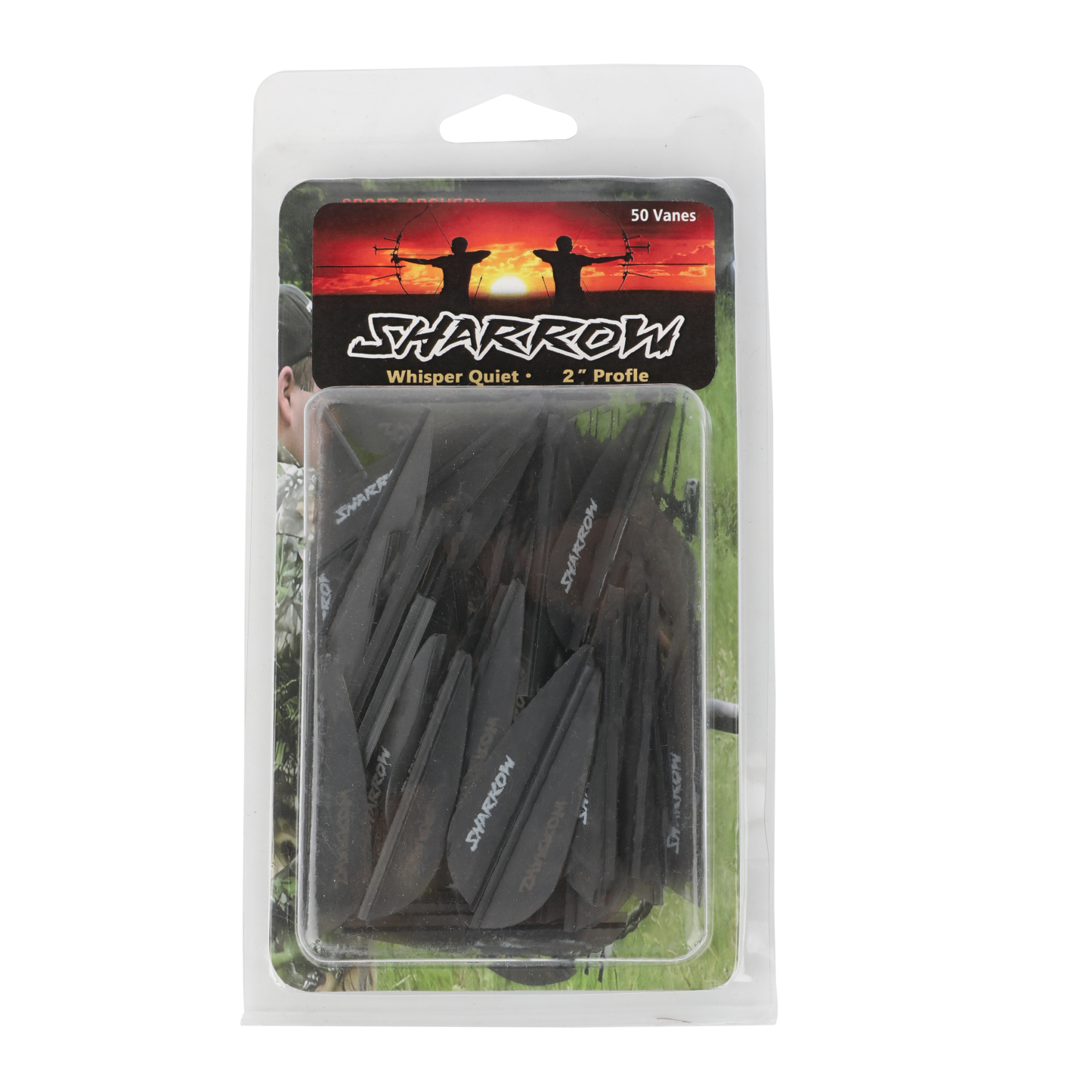 Transparent Arrow Vanes 2/3/4 Inch Hunting Archery Feather Fletching