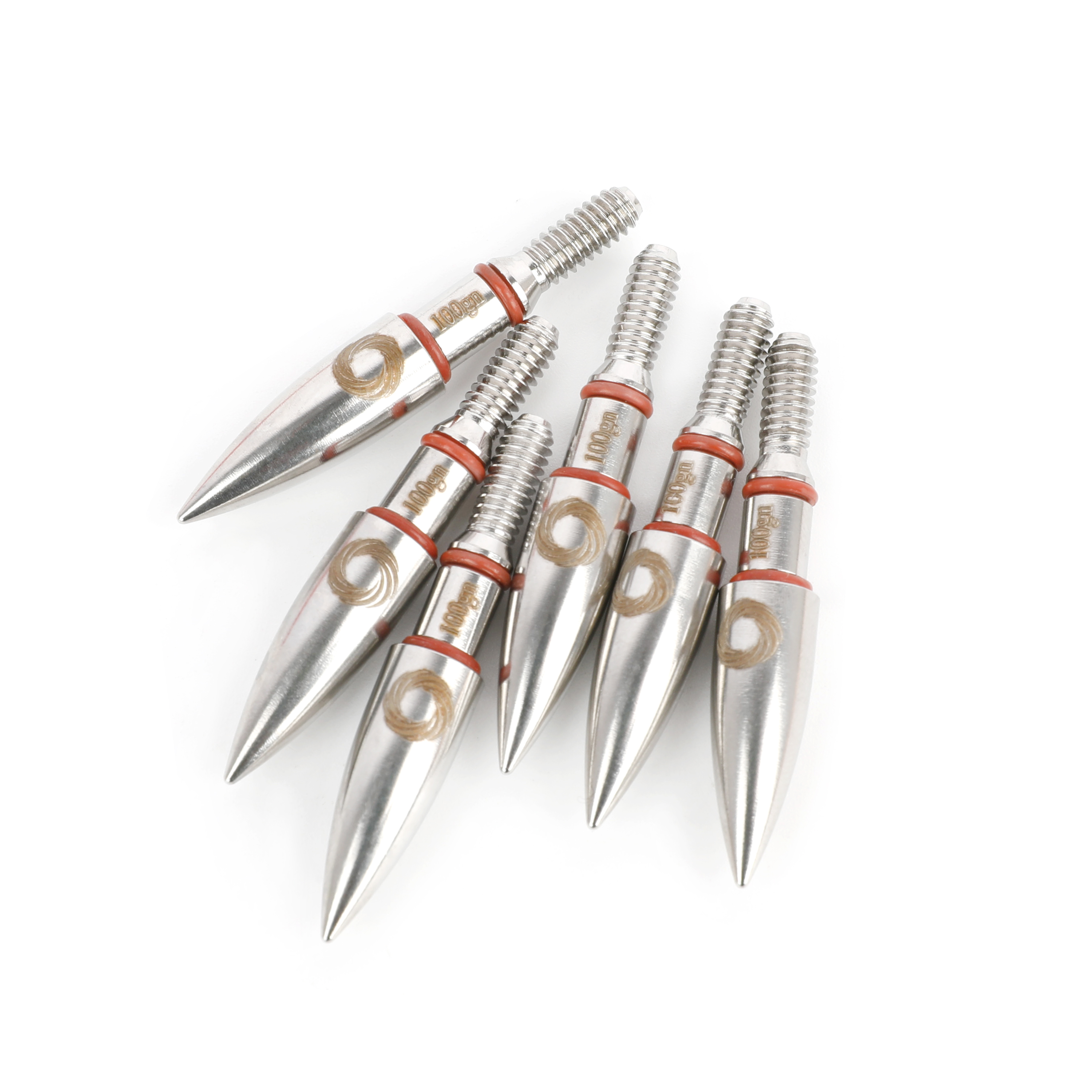Arrowheads Point 100 grains with O-Ring for Targeting Hunting (Pack of 12)