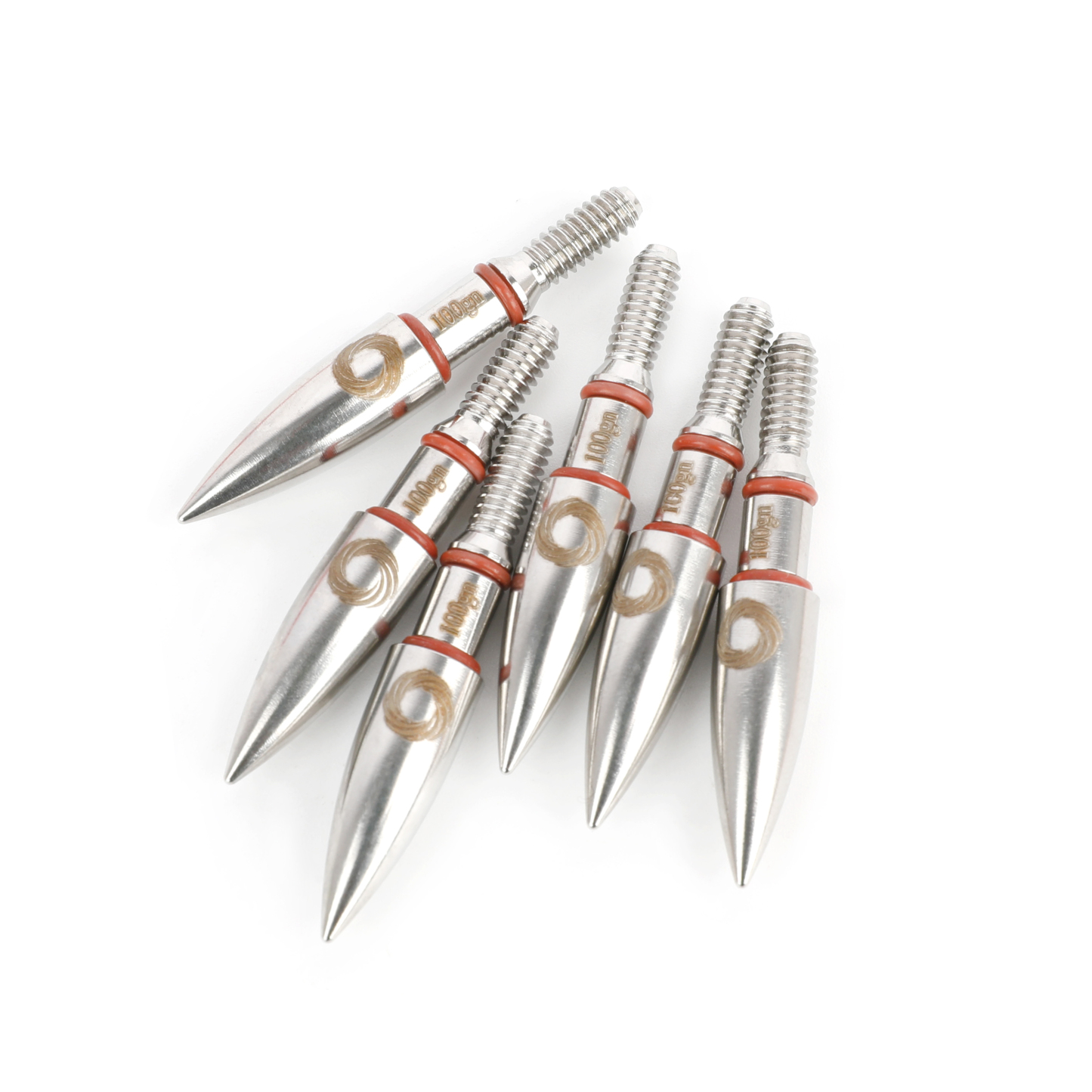 Arrowheads Point 100 grains with O-Ring for Targeting Hunting (Pack of 12)