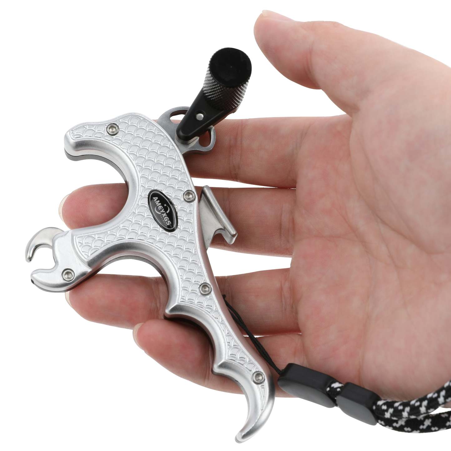 🎯Automatic Release Aids 3 Finger Grip Thumb Caliper Compound Bow Archery-AMEYXGS Archery