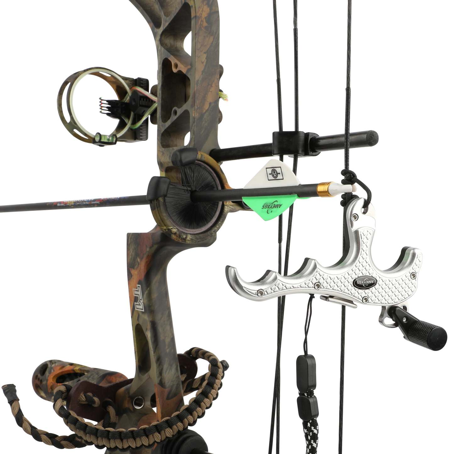 🎯Automatic Release Aids 3 Finger Grip Thumb Caliper Compound Bow Archery-AMEYXGS Archery