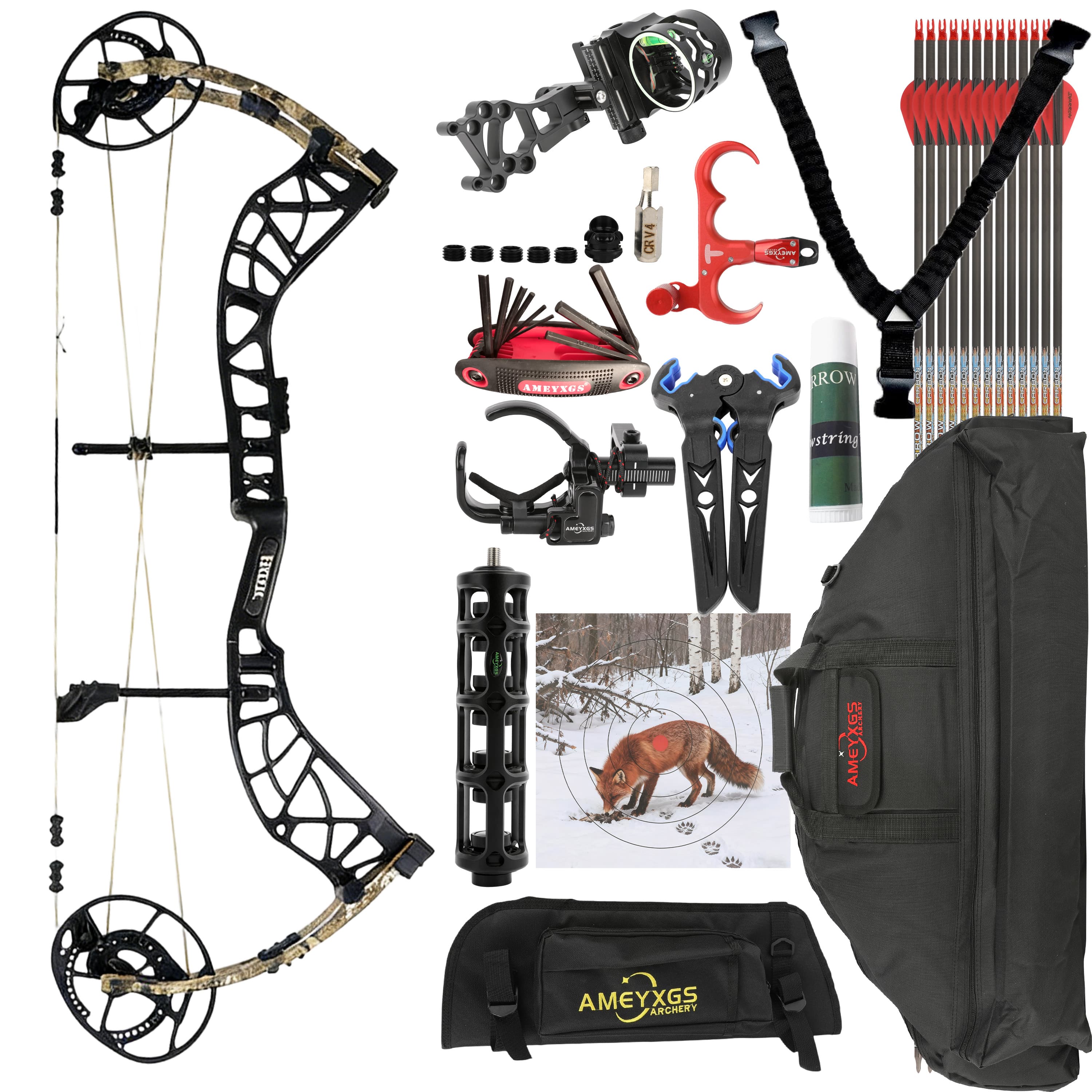 BEAR Compound Bow 45-70lbs Archery Hunting Target 339FPS