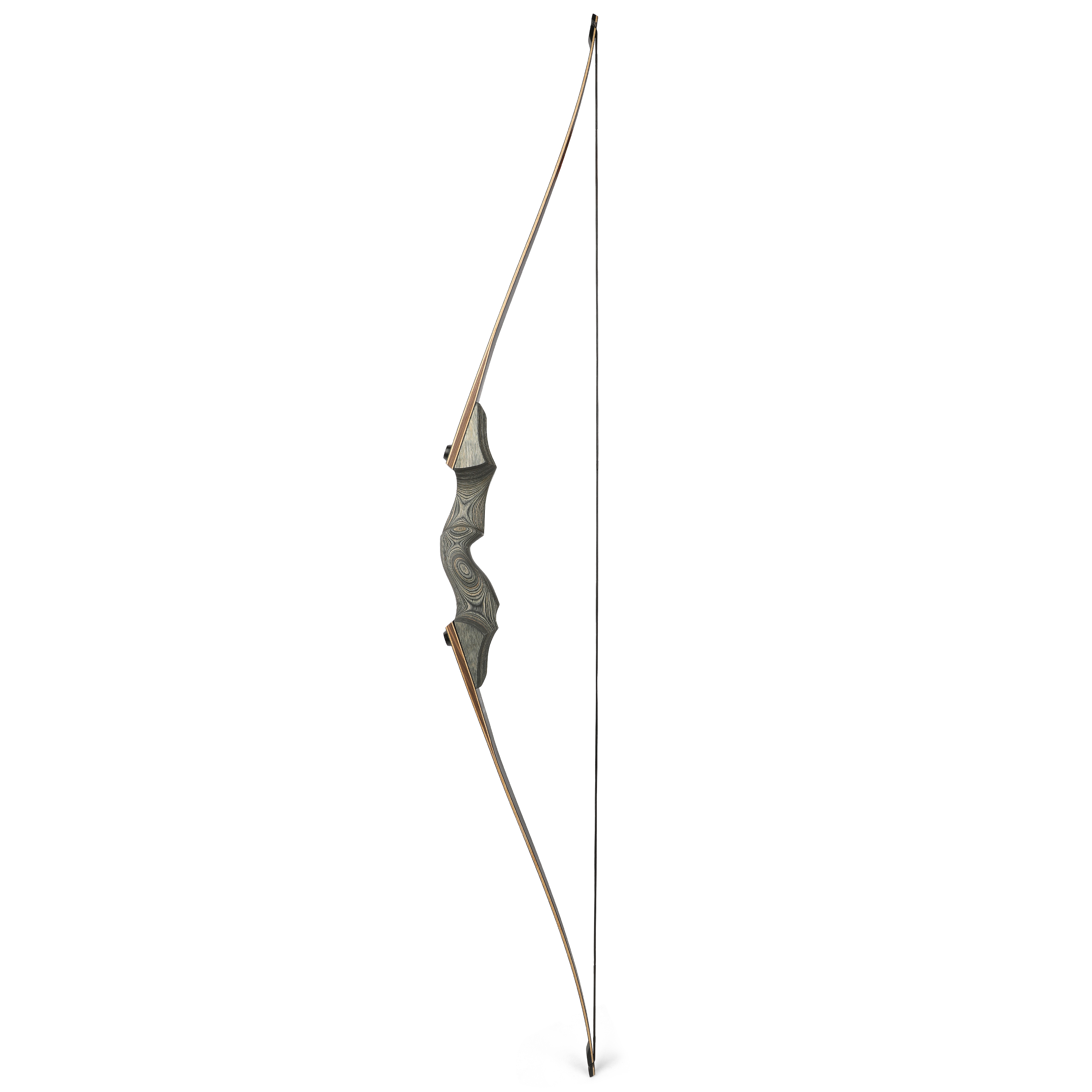 BLACK HUNTER 60'' Archery Traditional Hunting 20-60LBS Recurve Bow RH&LH