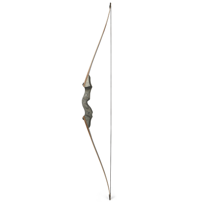 BLACK HUNTER 60'' Archery Traditional Hunting 20-60LBS Recurve Bow RH&LH