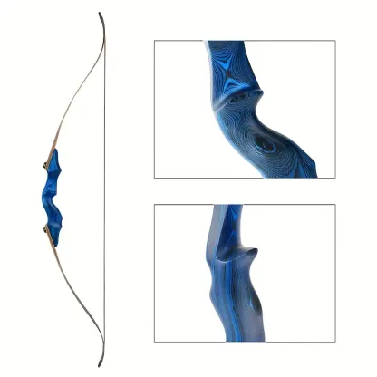 45lbs Black Hunter Recurve Bow Hunting Kit