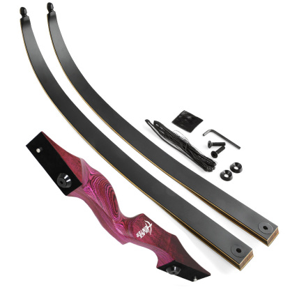 BLACK HUNTER 60'' Archery Traditional Hunting 20-60LBS Recurve Bow RH&LH