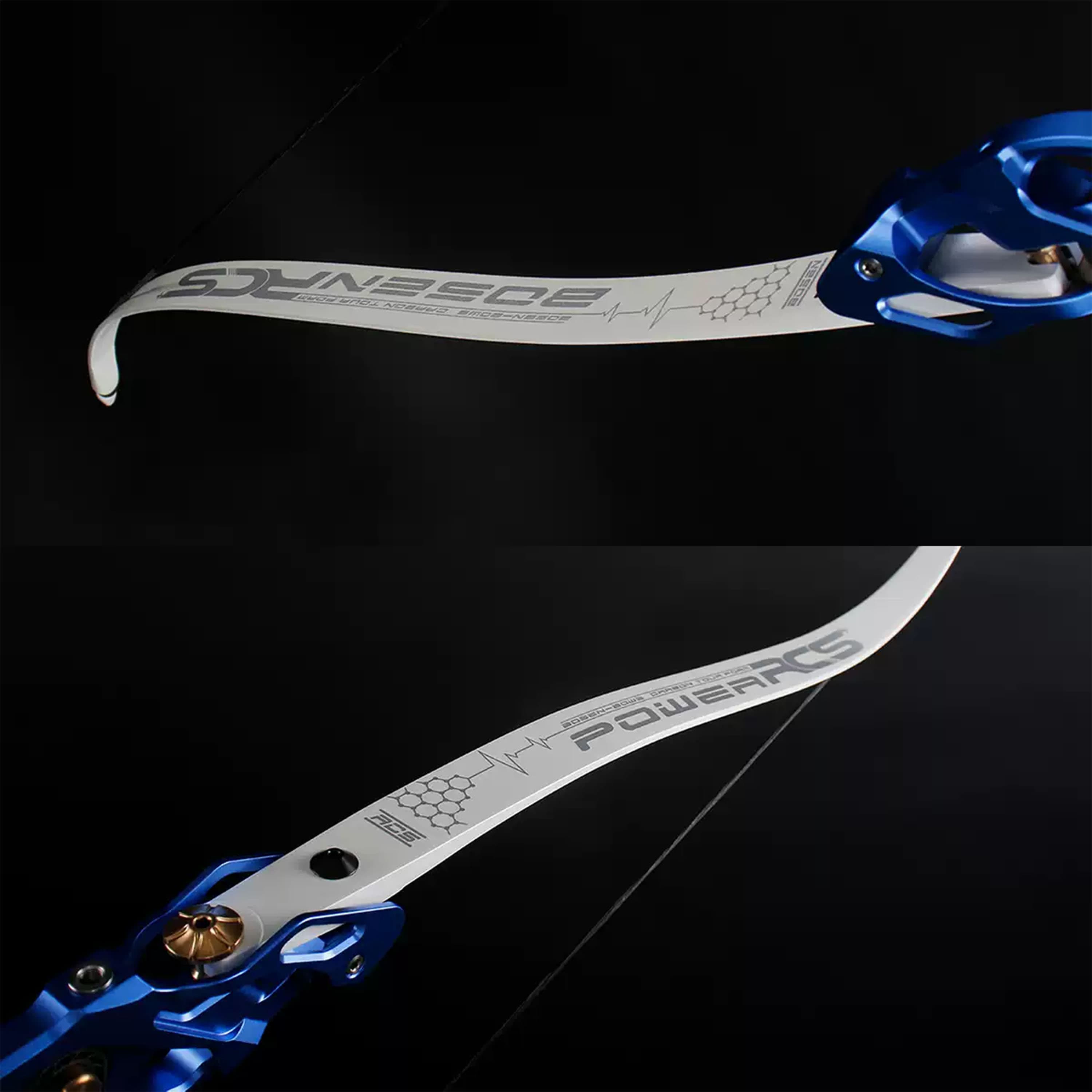 BOSEN RCS Recurve Bow Limbs 62" Carbon 18-65lbs Shooting