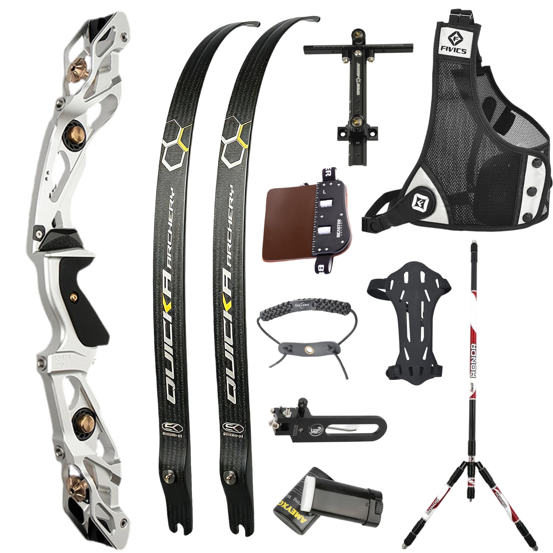 BOSEN 18-50lbs Recurve Bow Kit Takedown Archery Set for Beginners & Experts