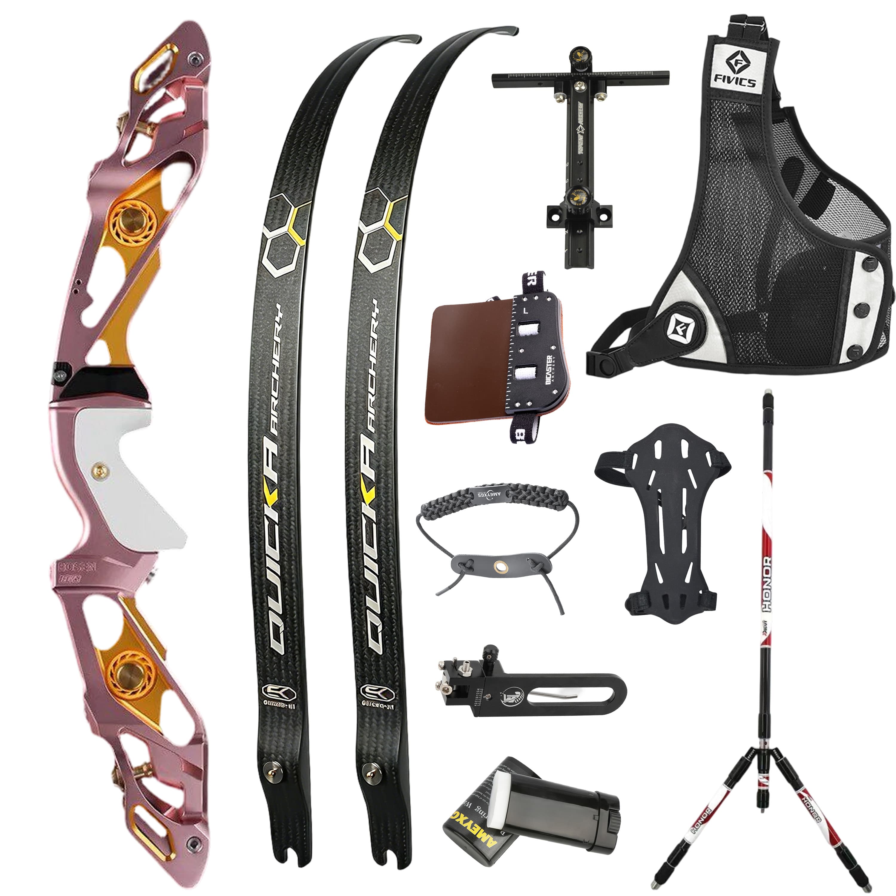 BOSEN Recurve Bow Kit 18-50bs Takedown Bow Shooting Archery