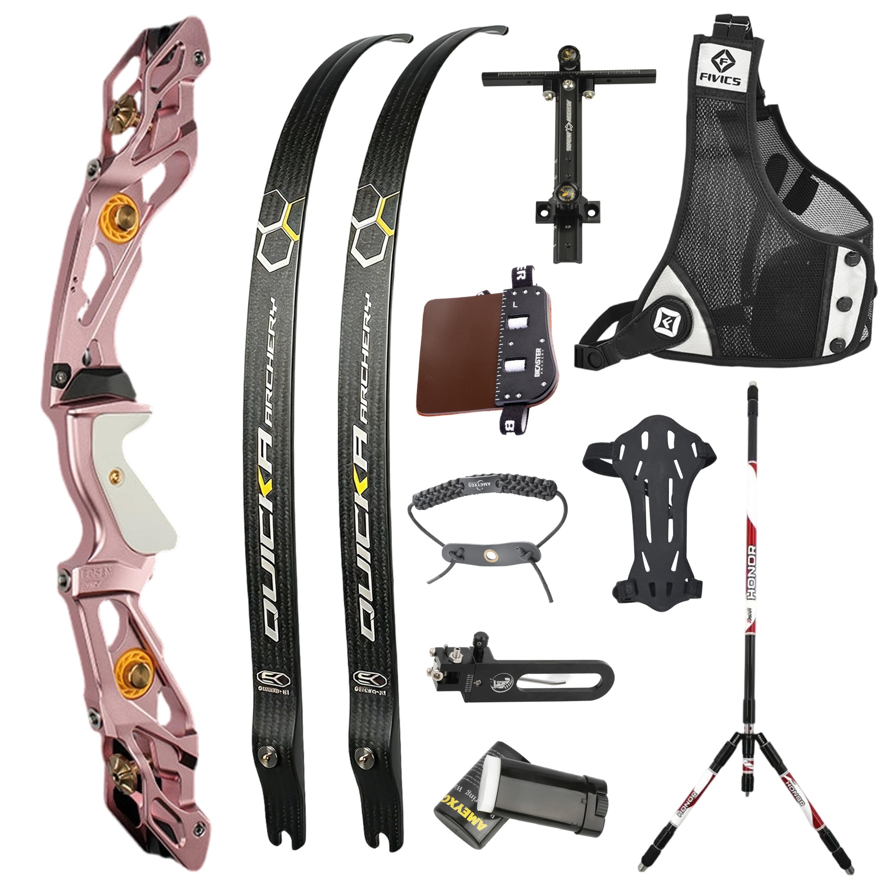 BOSEN Recurve Bow Kit 18-50bs Takedown Bow Shooting Archery