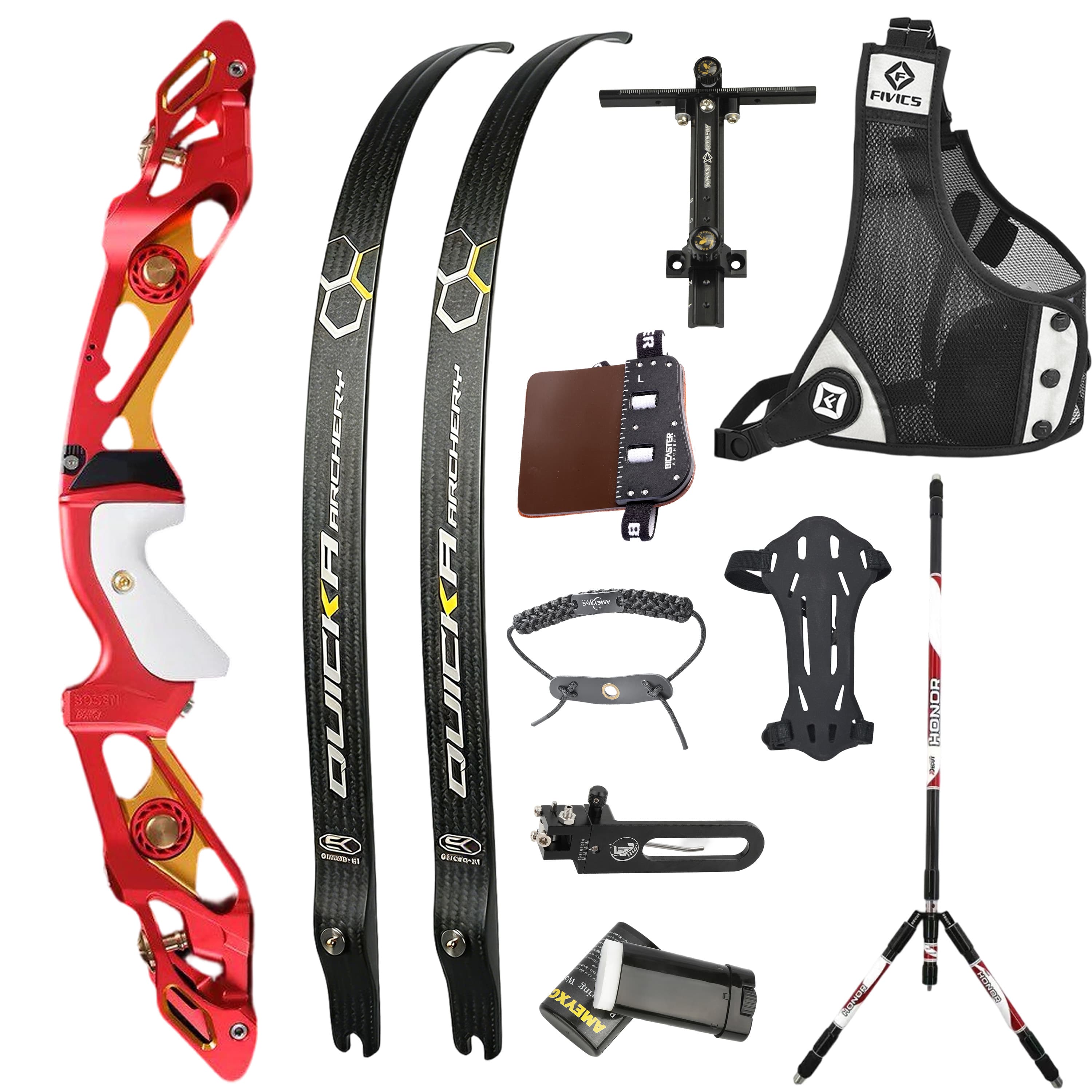 BOSEN Recurve Bow Kit 18-50bs Takedown Bow Shooting Archery