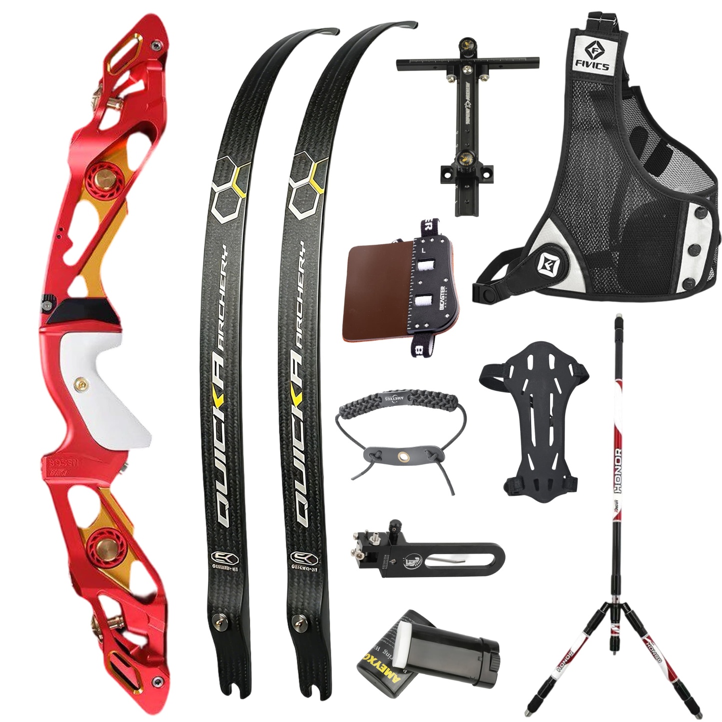 BOSEN Recurve Bow Kit 18-50bs Takedown Bow Shooting Archery