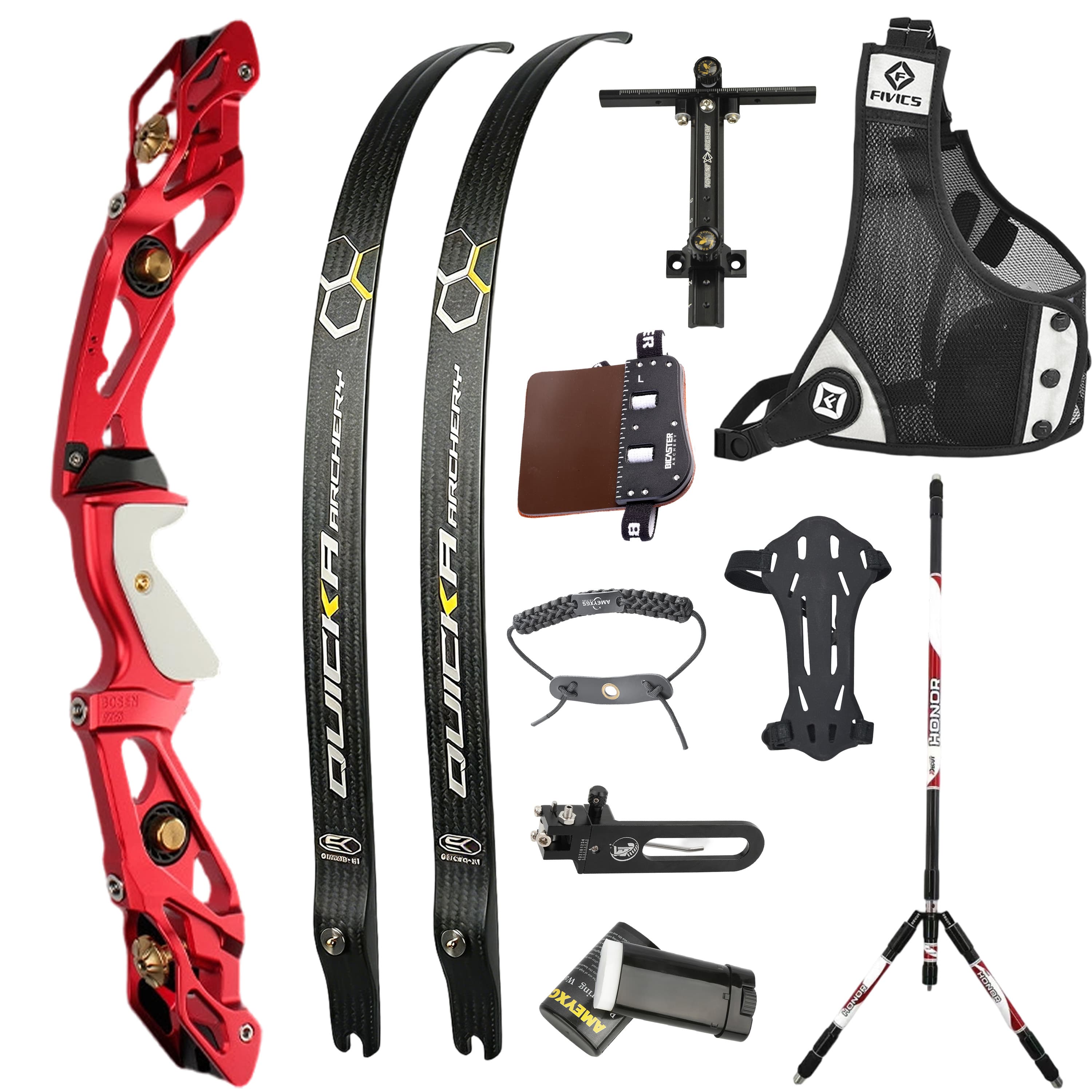 BOSEN Recurve Bow Kit 18-50bs Takedown Bow Shooting Archery