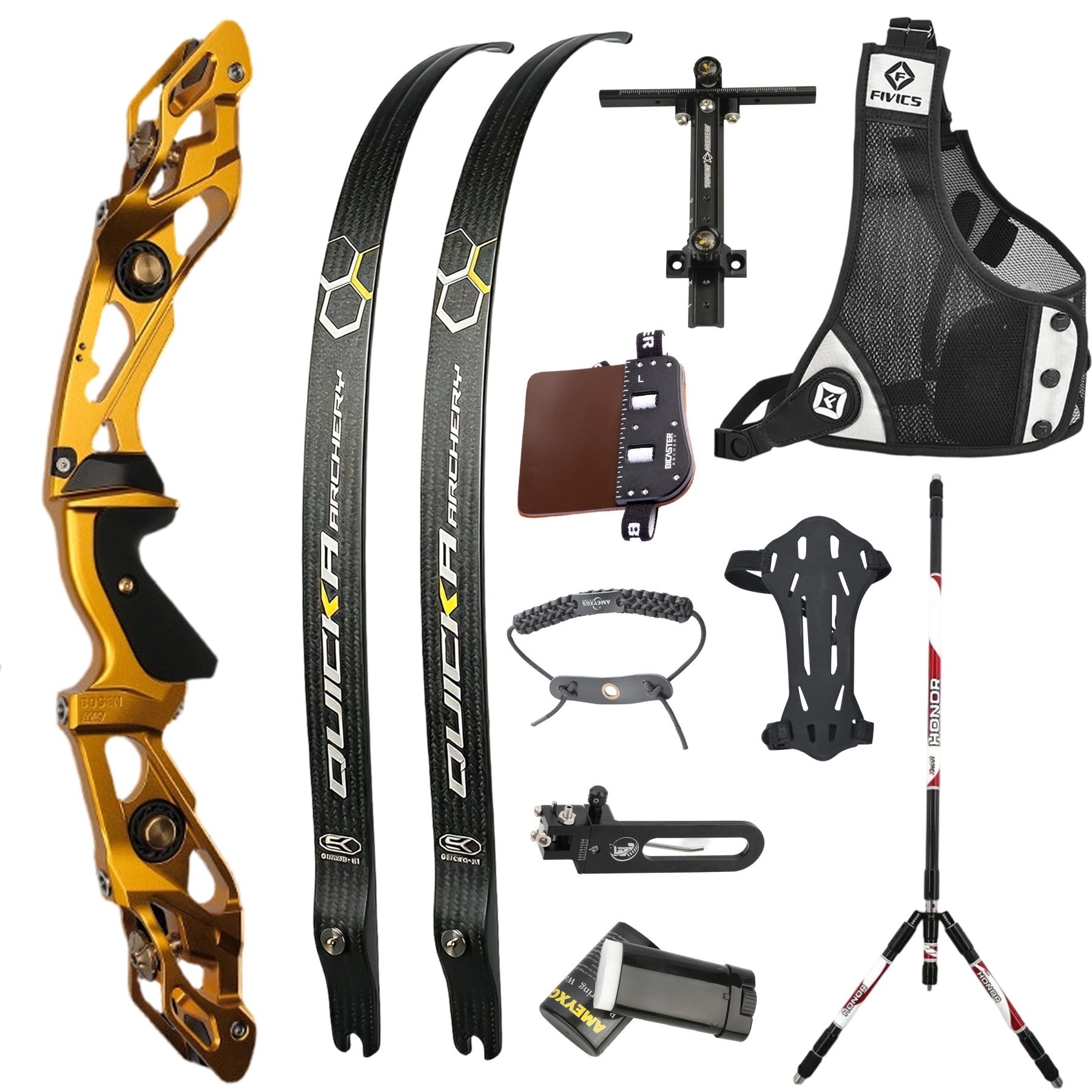 BOSEN Recurve Bow Kit 18-50bs Takedown Bow Shooting Archery