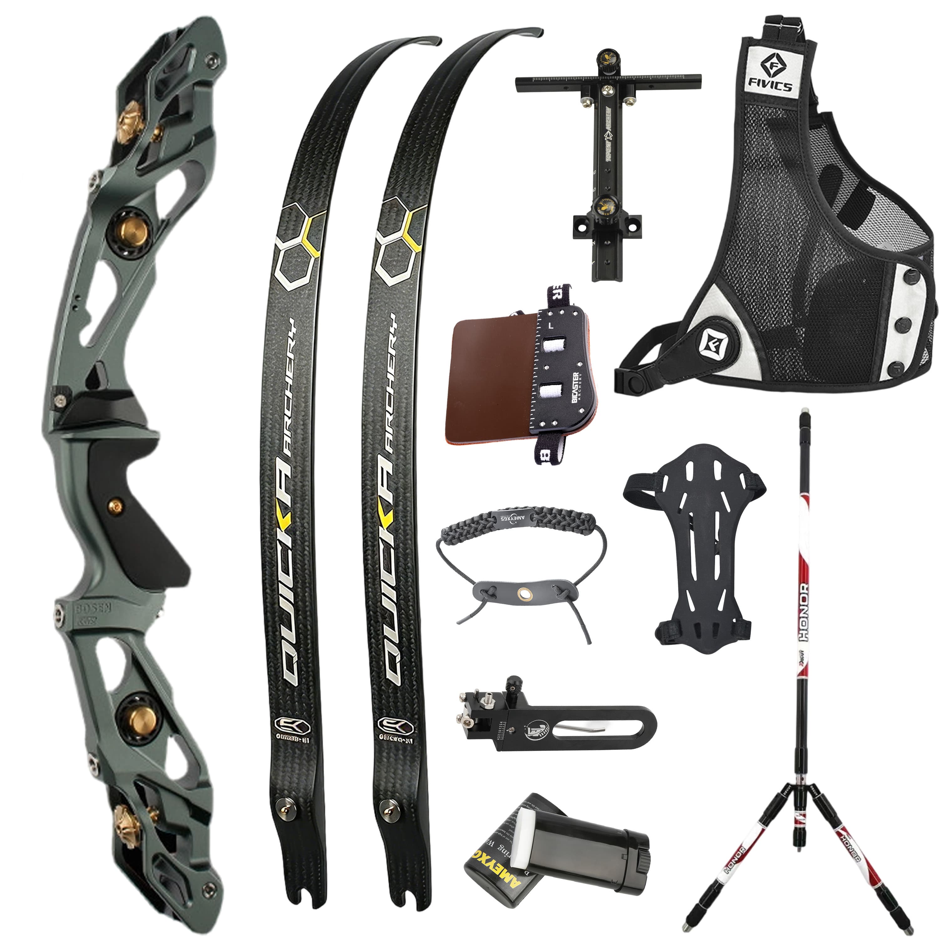 BOSEN Recurve Bow Kit 18-50bs Takedown Bow Shooting Archery