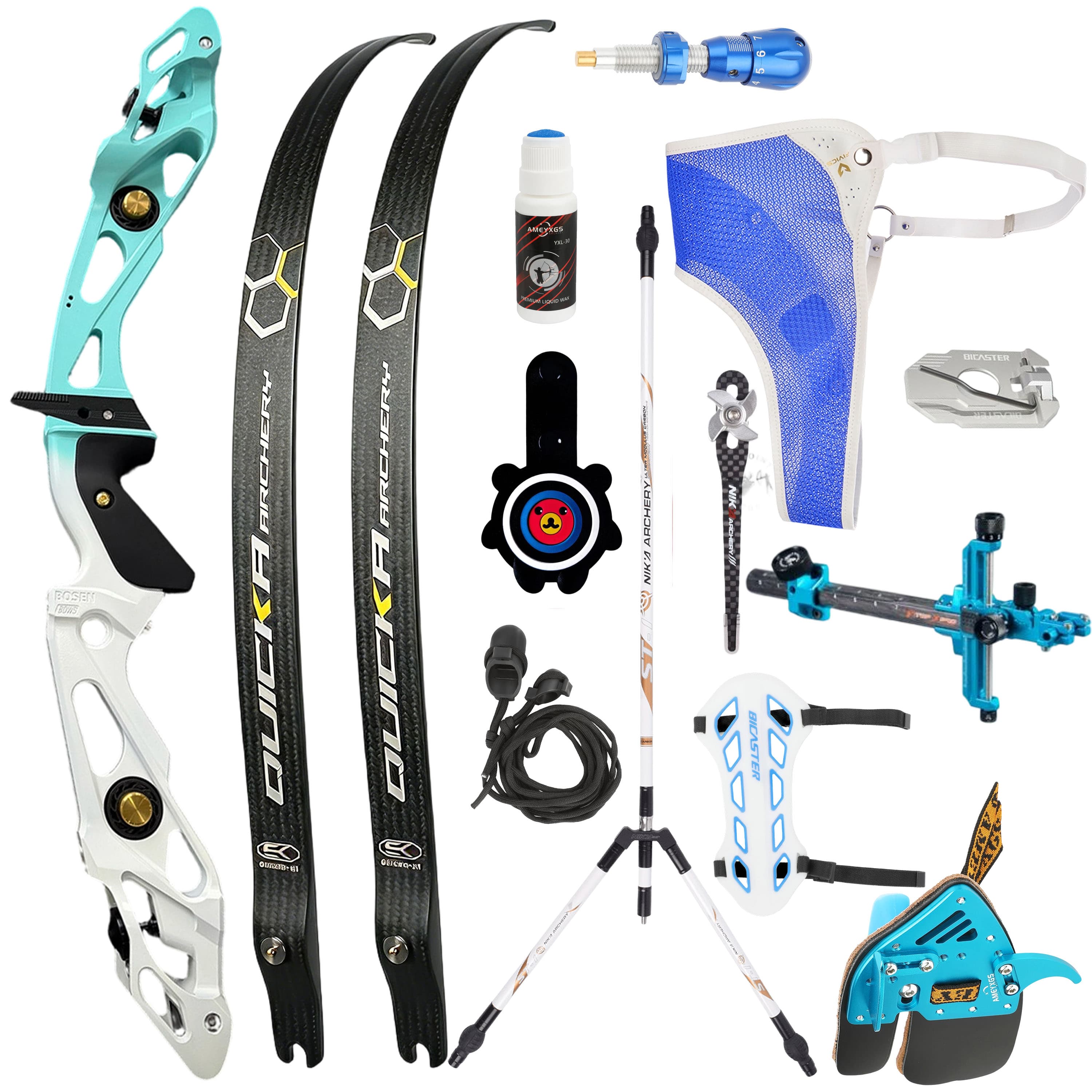 BOSEN Recurve Bow Kit 18-50bs Takedown Shooting Archery