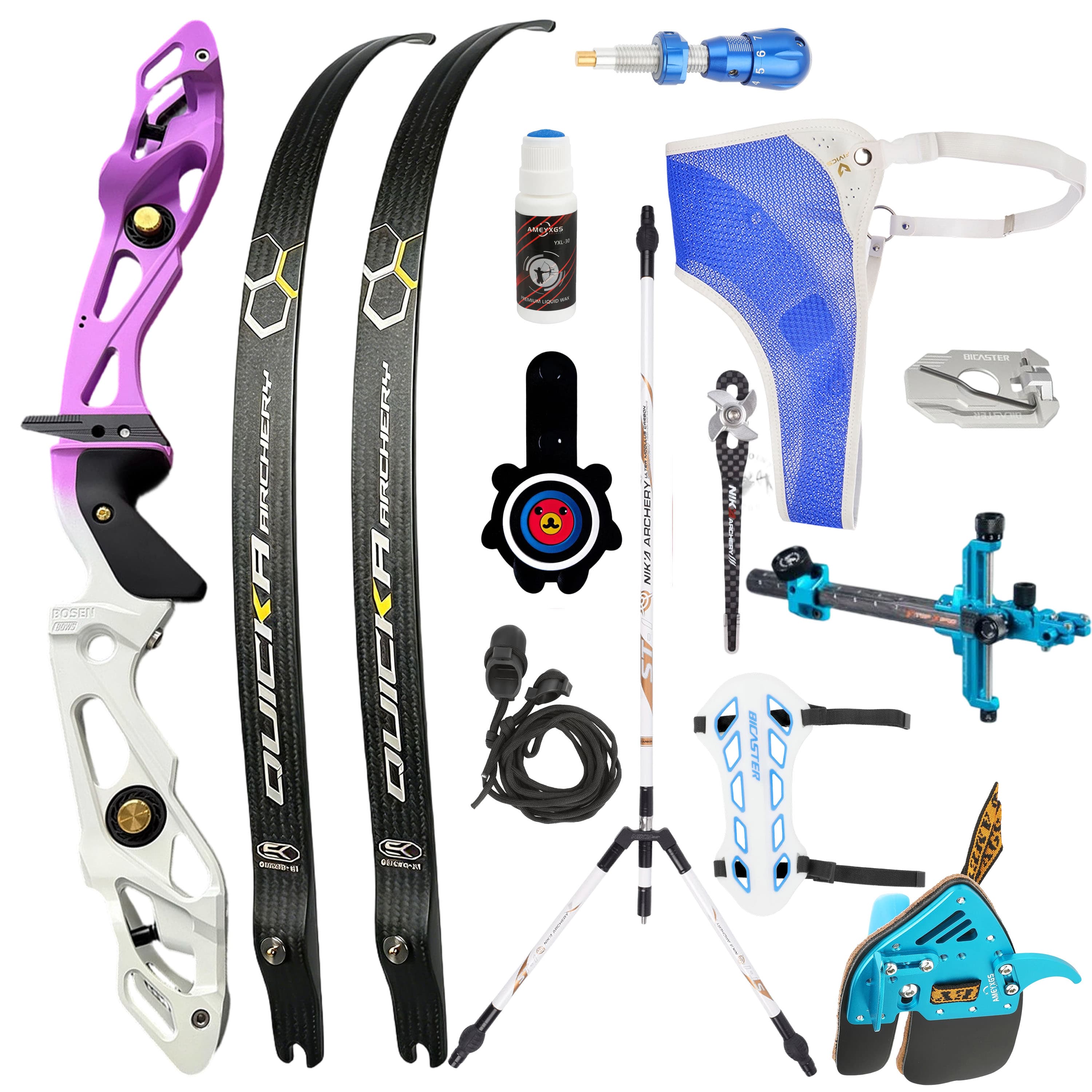 BOSEN Recurve Bow Kit 18-50bs Takedown Shooting Archery