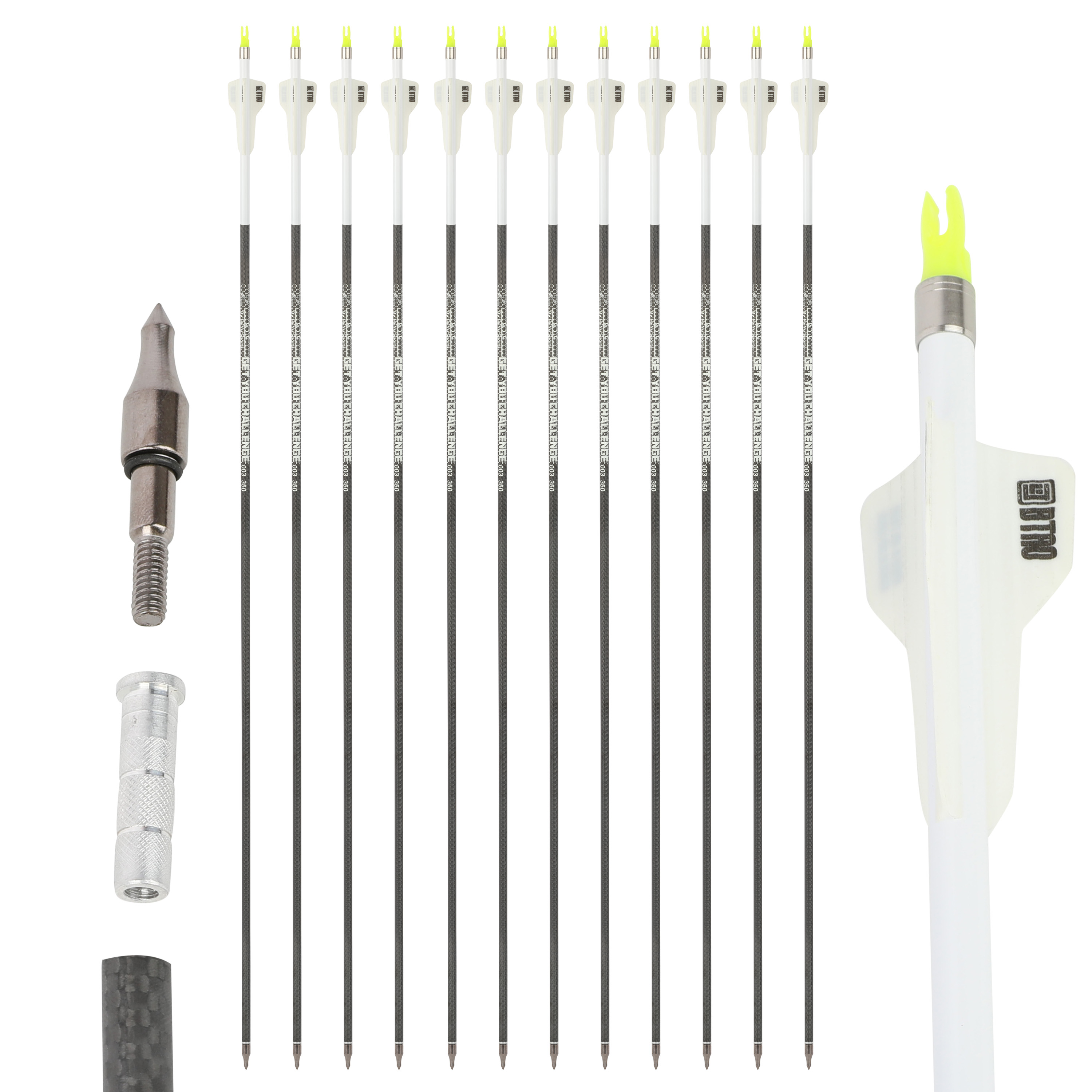 BTRO Archery Arrow 32" Pure Carbon Arrows Hunting & Target