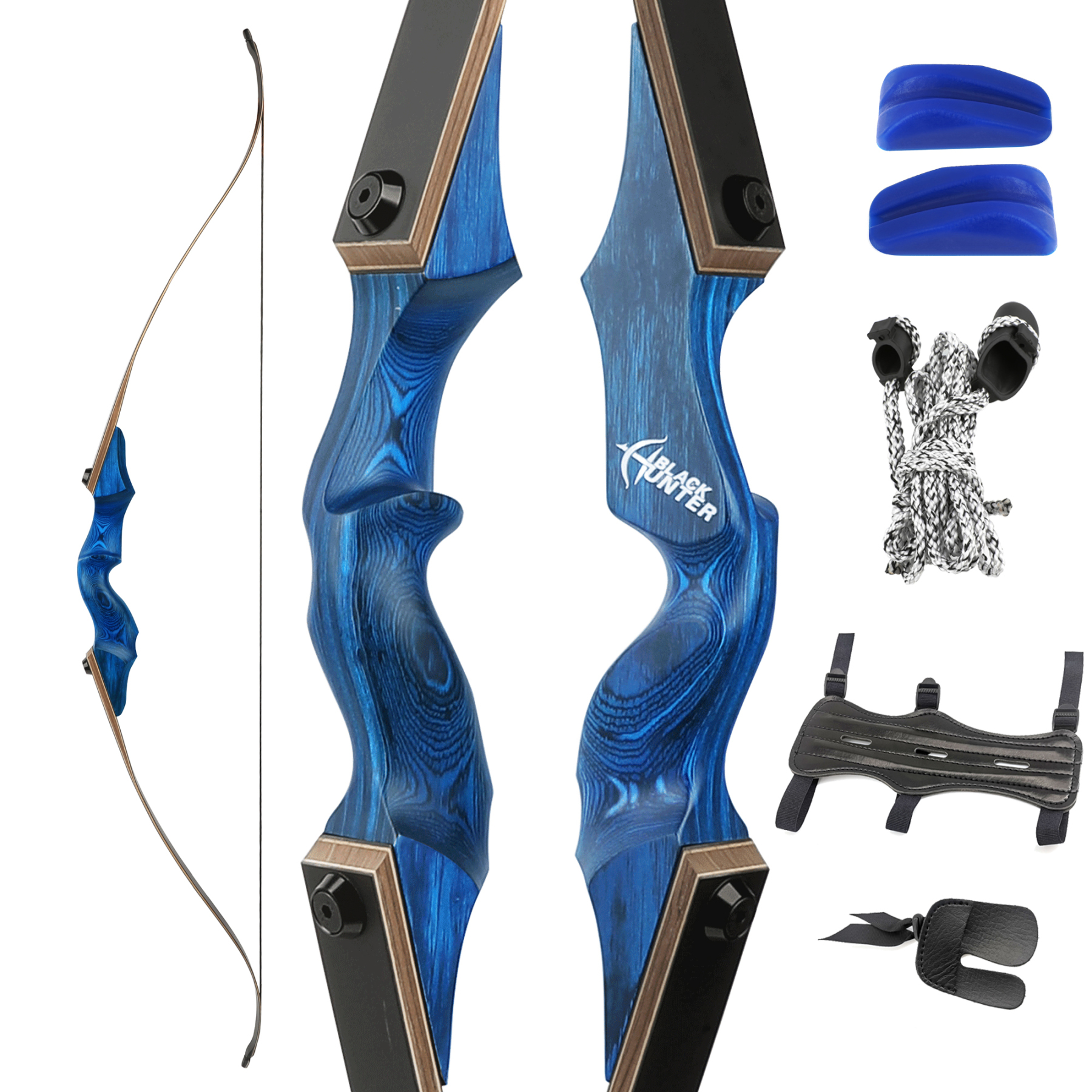 Black Hunter 60inch Hunting Recurve Bow