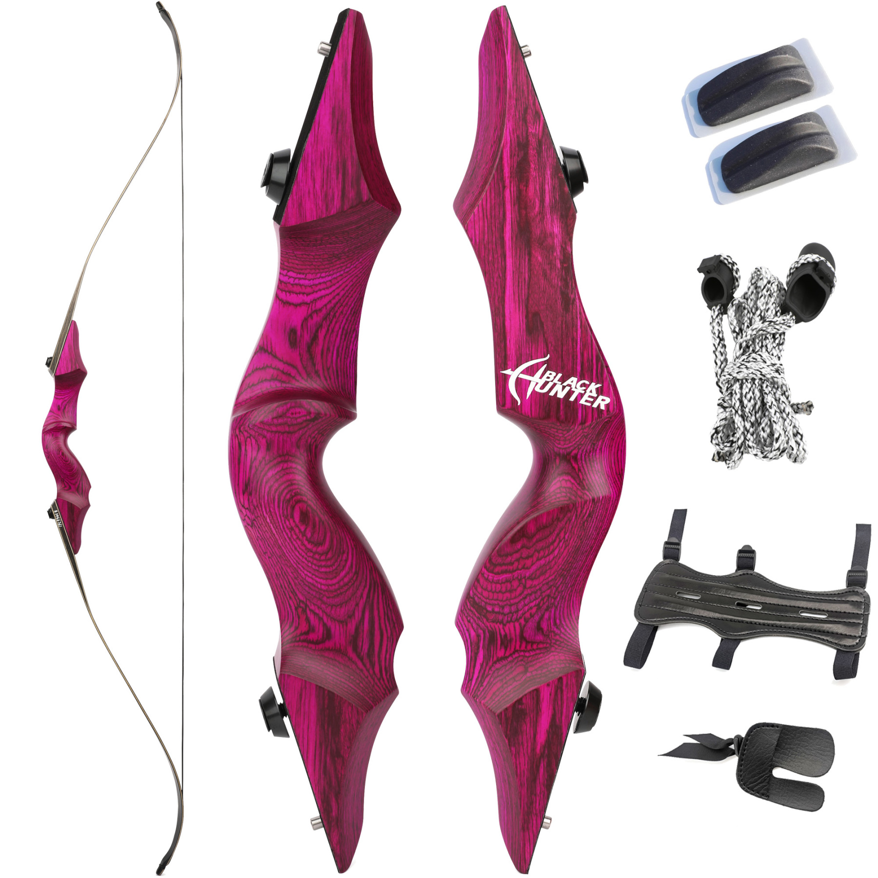 Black Hunter 60inch Hunting Recurve Bow