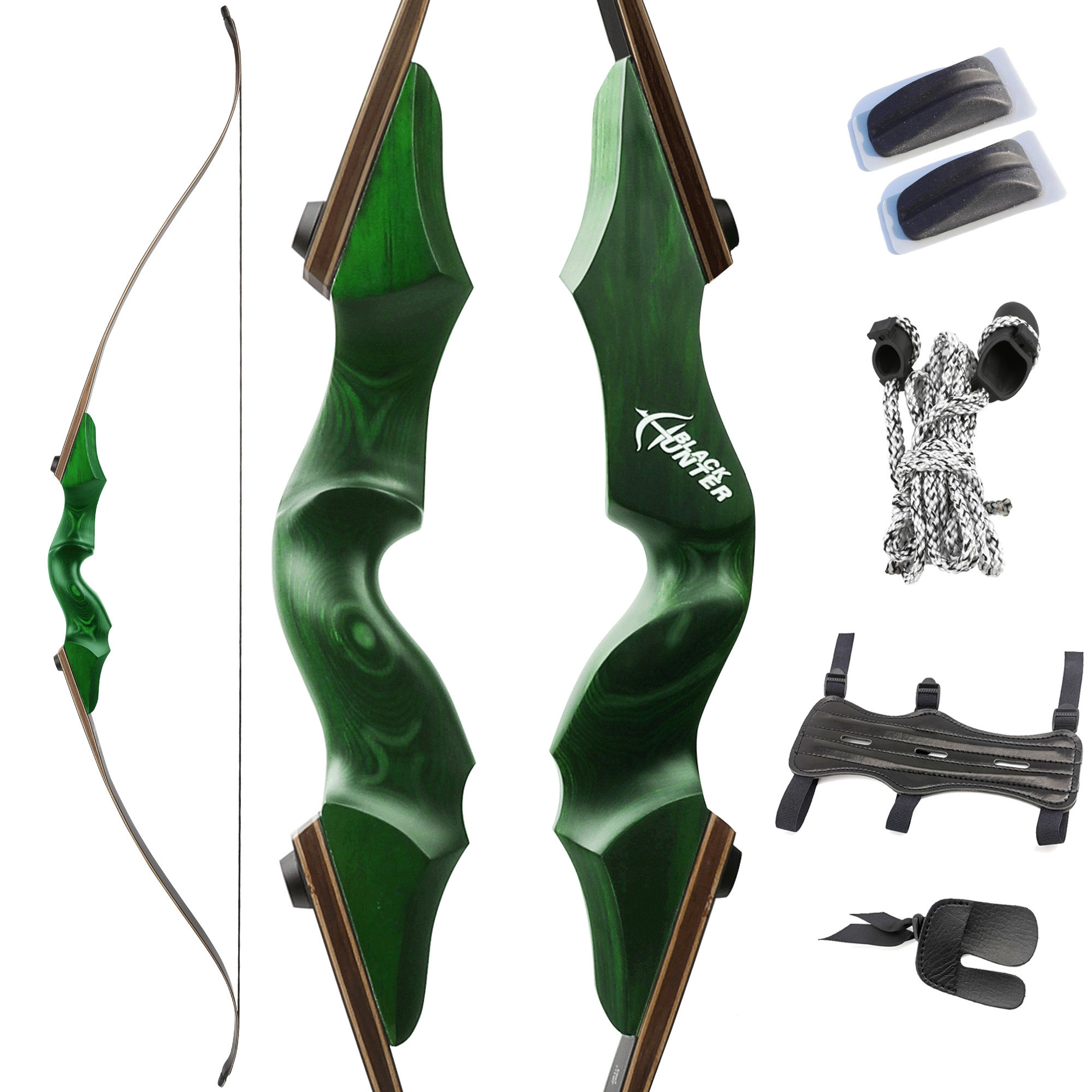 Black Hunter 60inch Hunting Recurve Bow