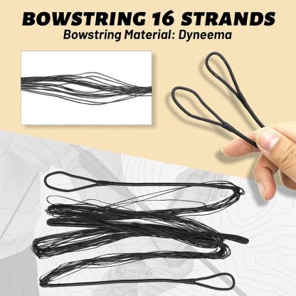 Black Hunter Recurve Bow for Adults with 12pcs Arrows Kit