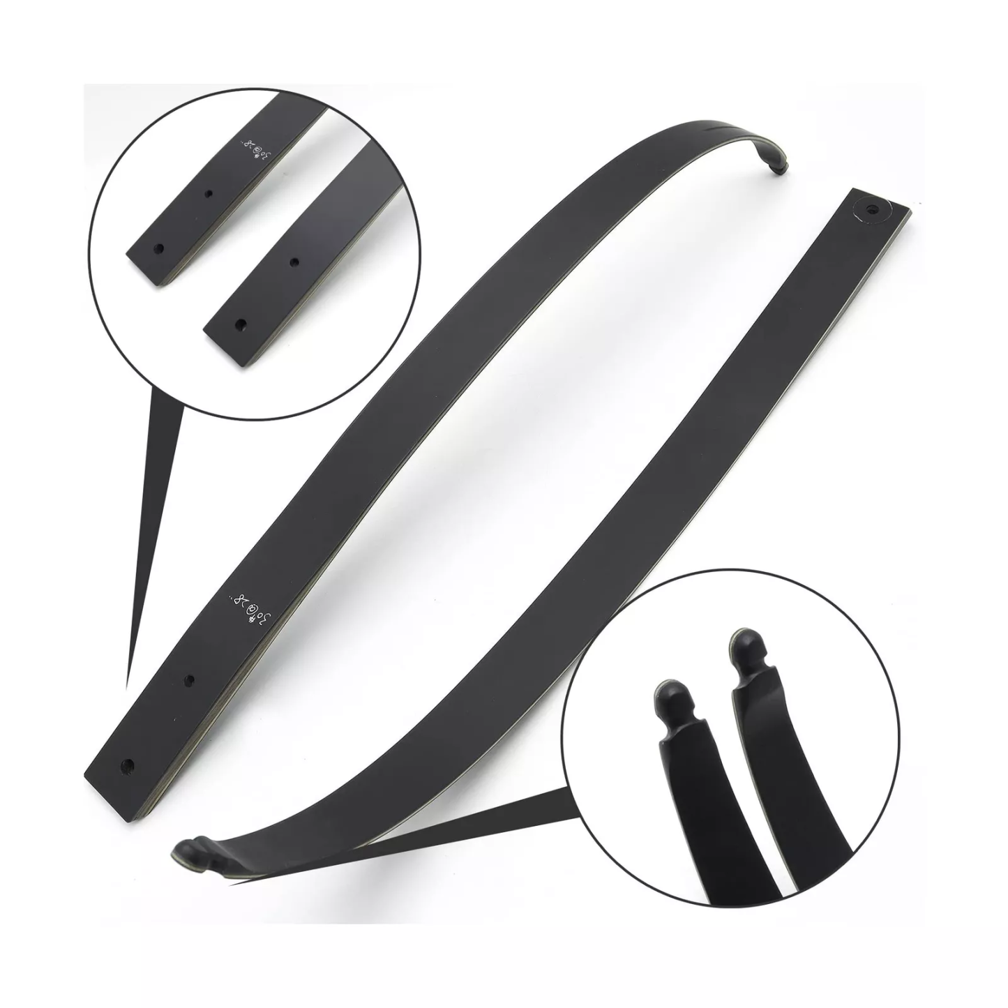 Black Hunter 60inch Hunting Recurve Bow