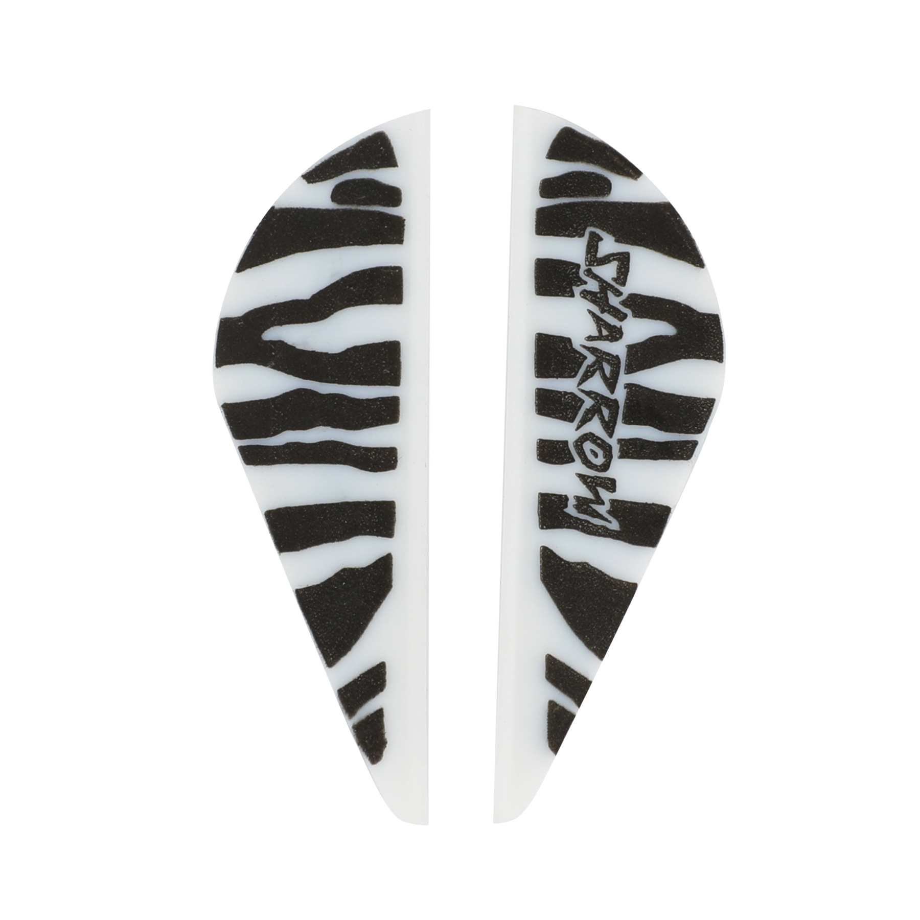 Blazer Vanes，2inch Zebra Archery Arrows Accessory
