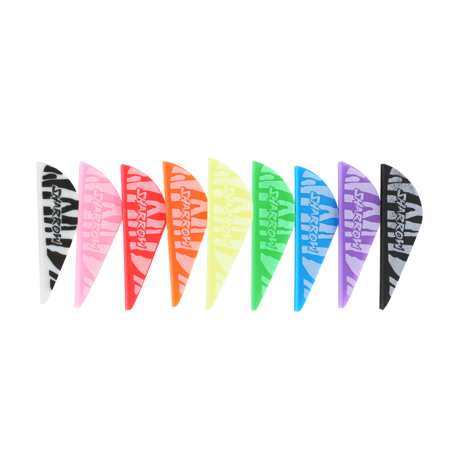 Blazer Vanes，2inch Zebra Archery Arrows Accessory
