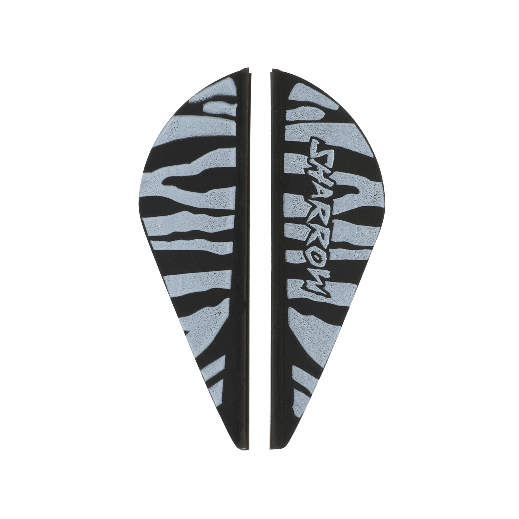 Blazer Vanes，2inch Zebra Archery Arrows Accessory