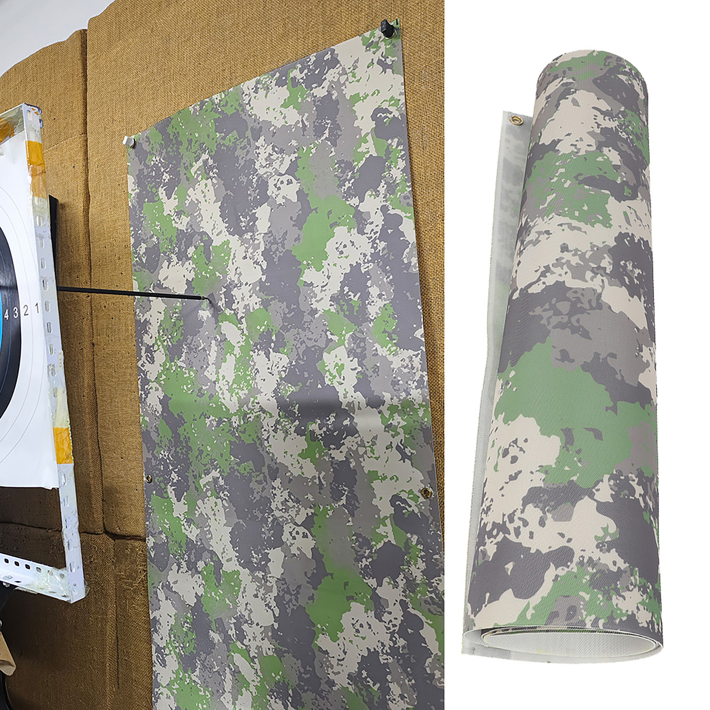 Bow Arrow Tool Backstop Cloth Heavy Duty Netting Mat Shooting Practice 