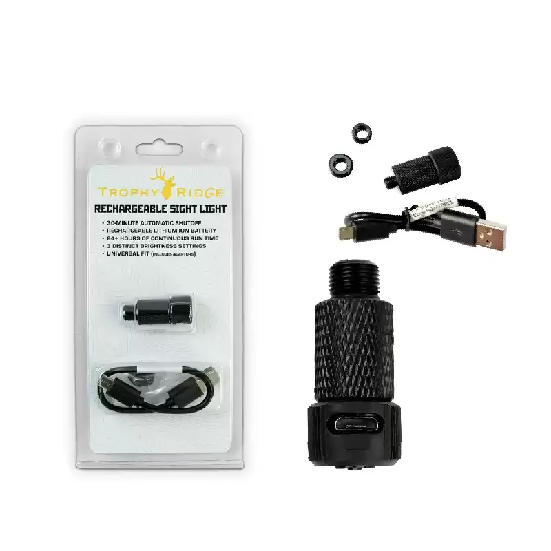 Archery Sight Light TEFEIRJI Rechargeable LED Bow Light 3 Mode