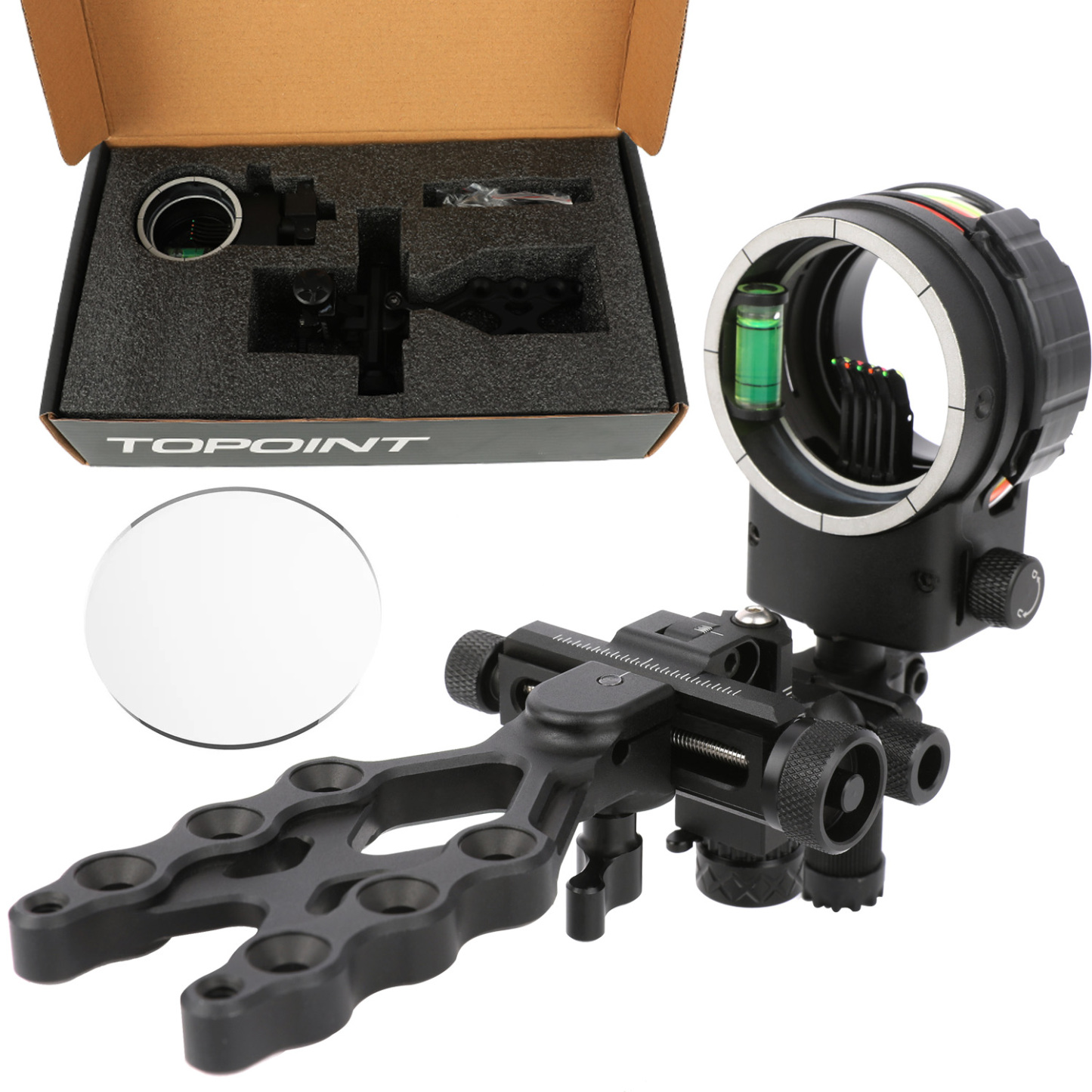 Micro Adjustable Bow Sight-TX1550 with Lens Set