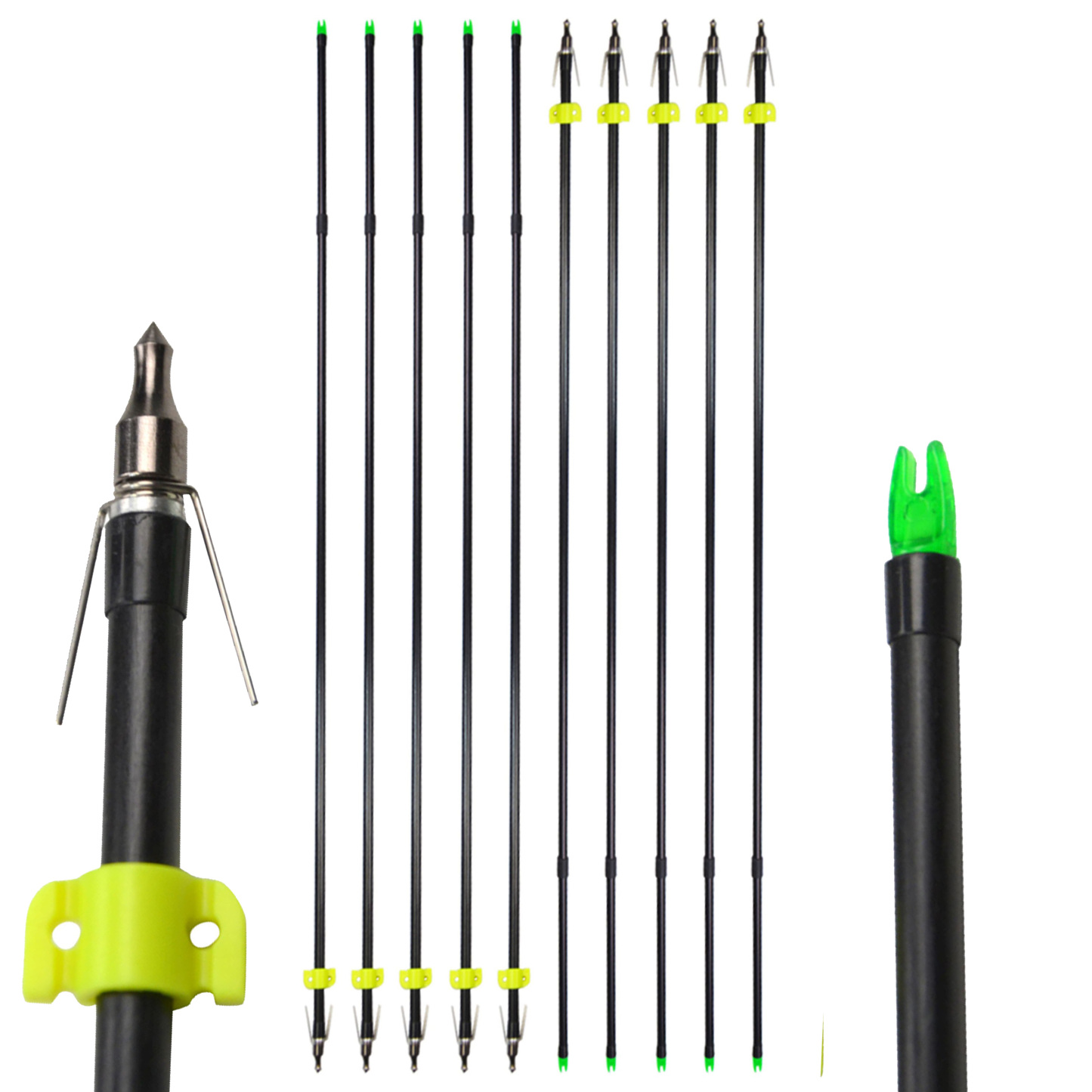 Bowfishing Archery Fishing Arrows for Anglers Hunter Hunting