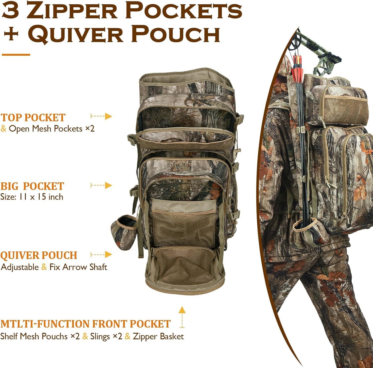 Bow Best Hunting Bags Hunting Pack Hunting Backpack Bow Holder