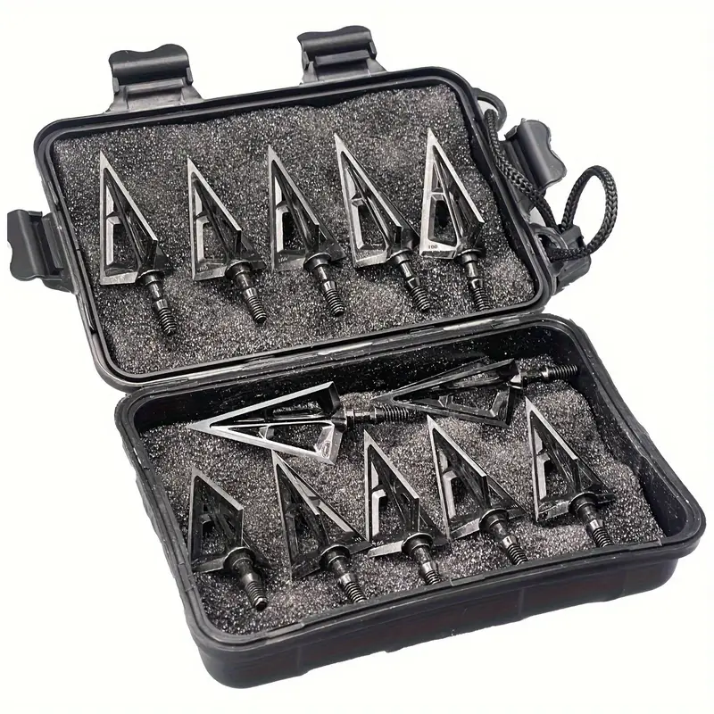 Archery Broadheads Fixed Blades For Crossbow Hunting