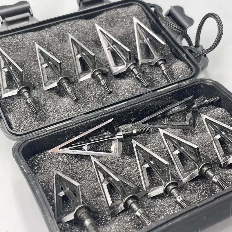 Archery Broadheads Fixed Blades For Crossbow Hunting