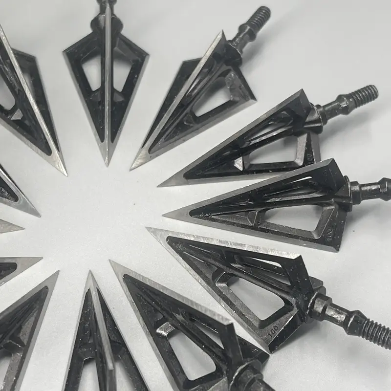 Archery Broadheads Fixed Blades For Crossbow Hunting