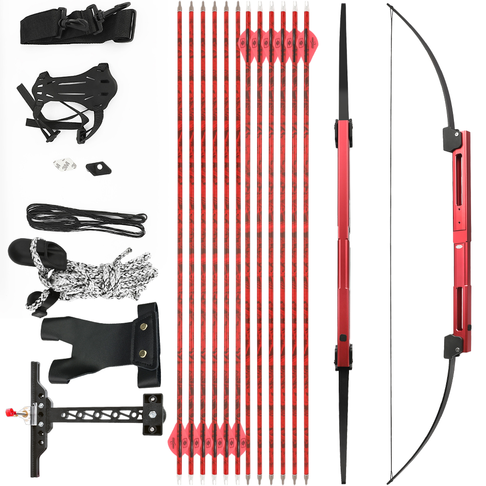 AMEYXGS Folding Recurve Bow 35lb – Archery Kit