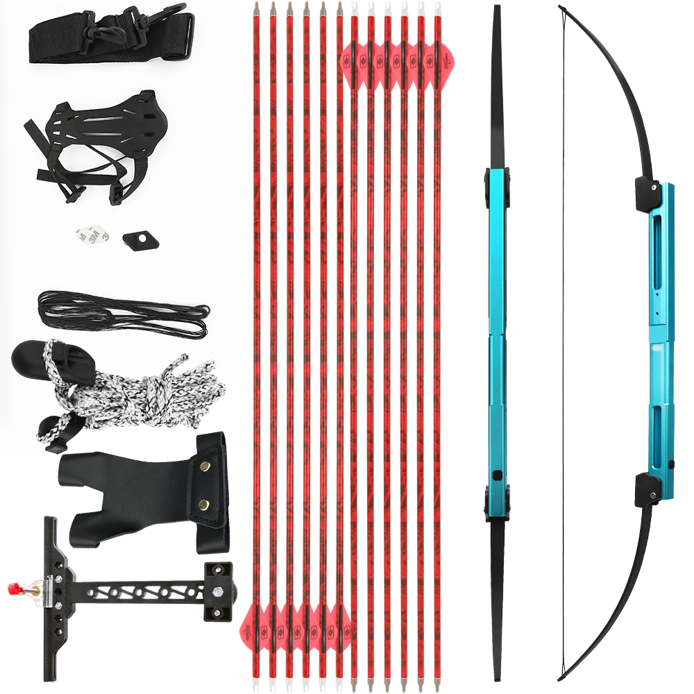 AMEYXGS Folding Recurve Bow 35lb – Archery Kit
