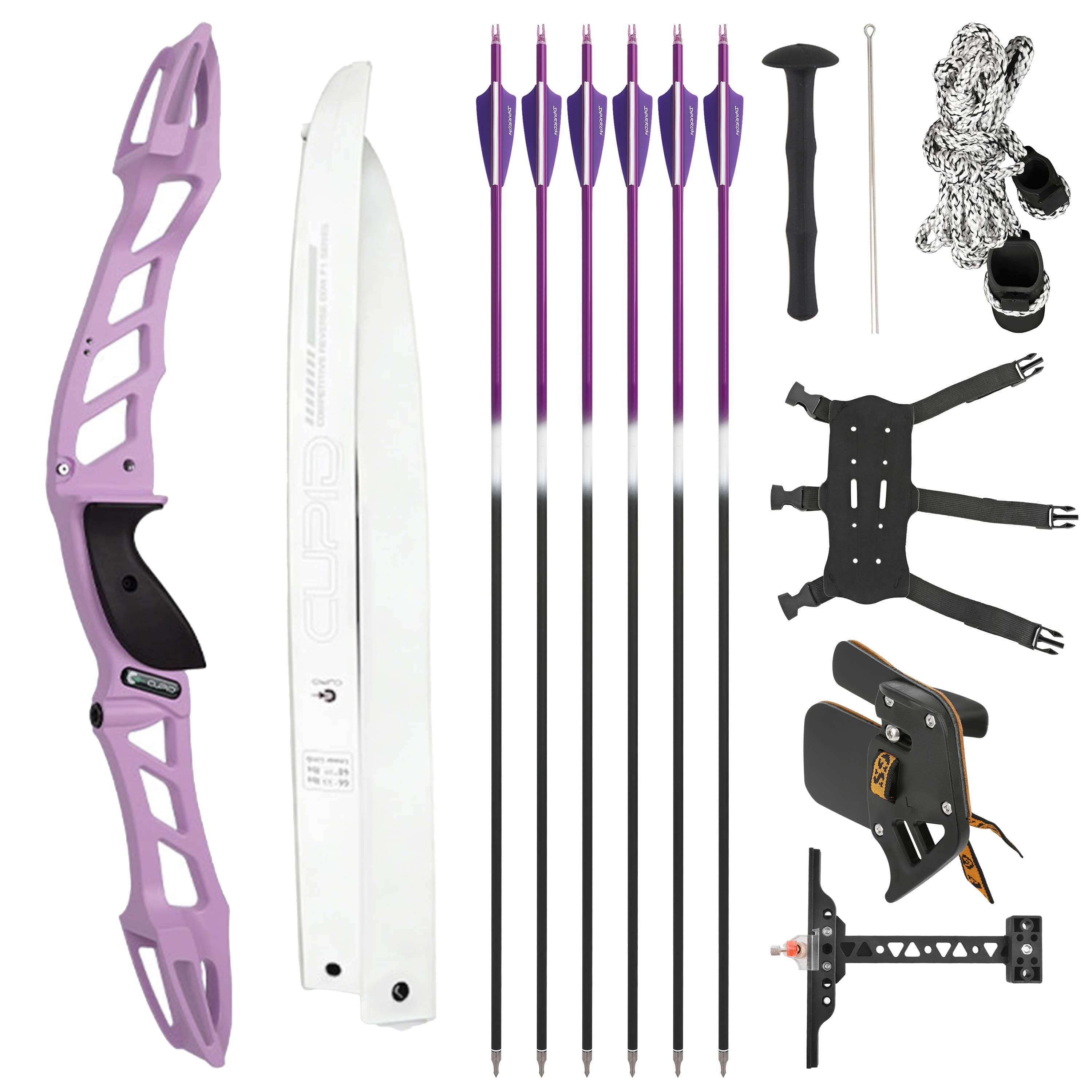 CUPID Recurve Bow Complete Kit 68'' Takedown Bow 14-38lbs