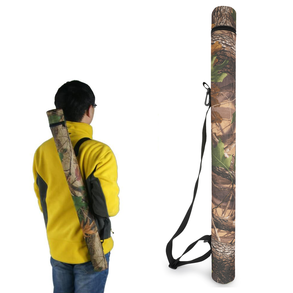 Camouflage AMEYXGS Archery Arrow Tube Quiver Bag Hunting