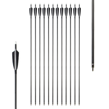 35'' Carbon Arrows Archery Traditional Longbow
