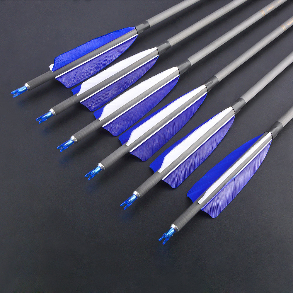 🎯 35'' Carbon Arrows Archery Traditional Longbow-AMEYXGS Archery