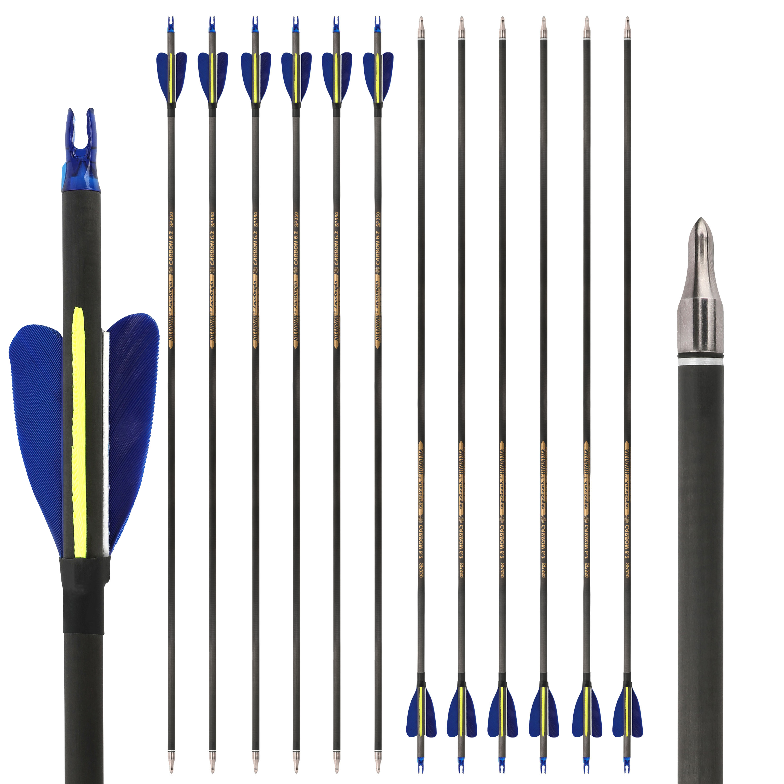 Carbon Arrows Heart-shaped Turkey Feather for Hunting Target