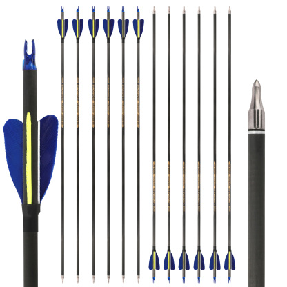 Carbon Arrows Heart-shaped Turkey Feather for Hunting Target