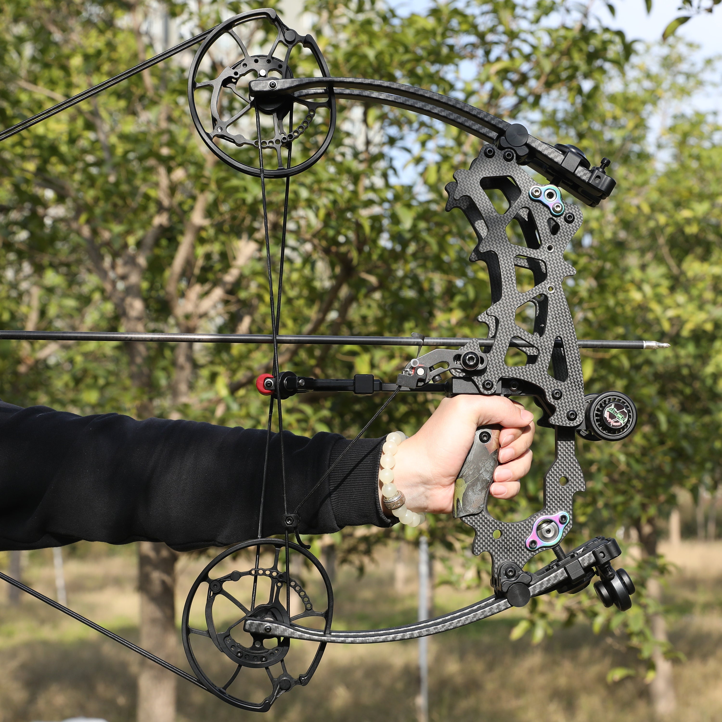 🎯Carbon Hunting Compound Bow 40-70lbs Short Axis-AMEYXGS Archery
