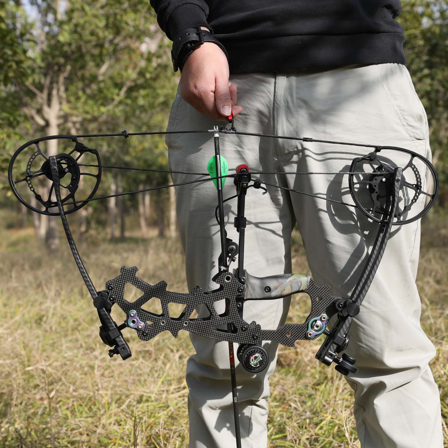🎯Carbon Hunting Compound Bow 40-70lbs Short Axis-AMEYXGS Archery