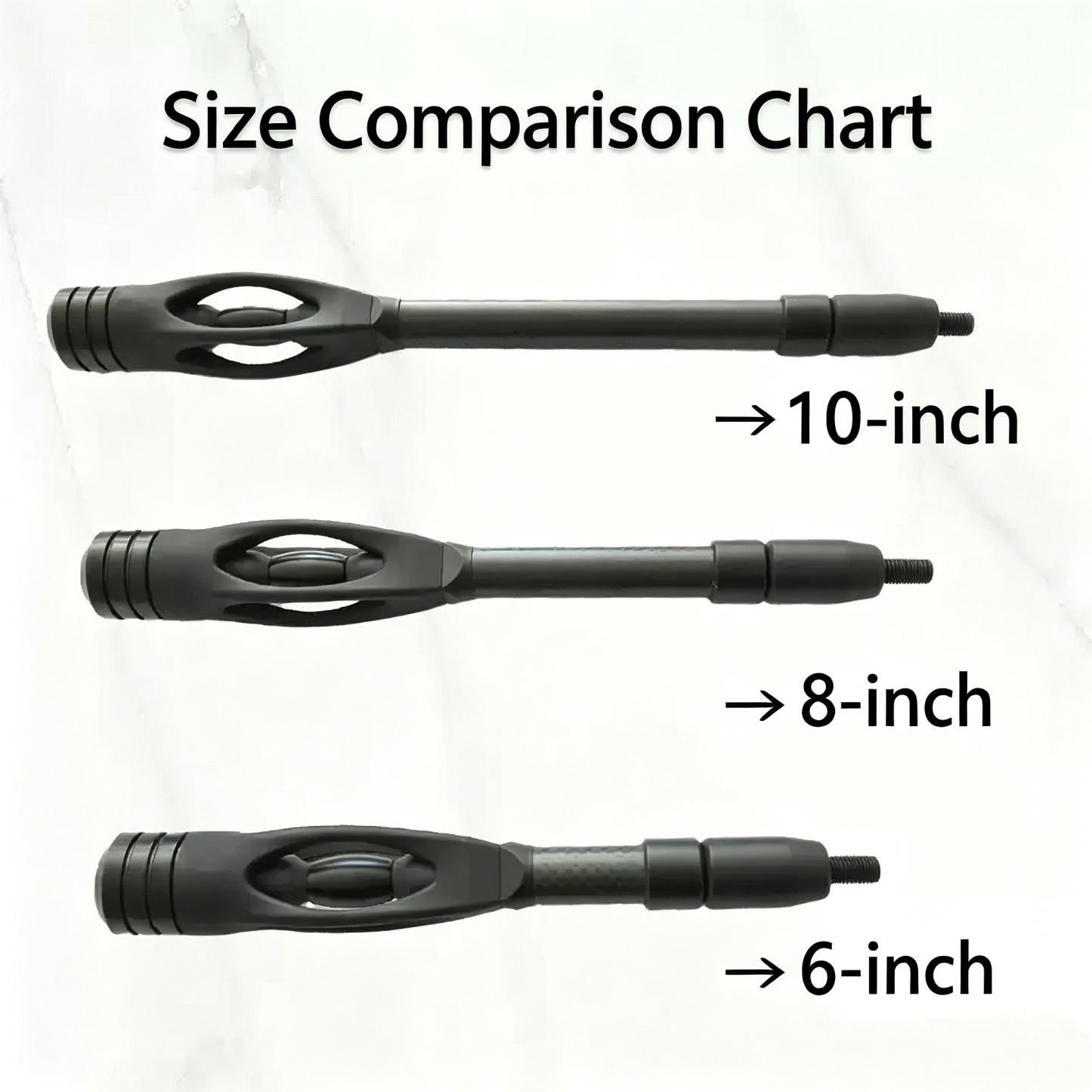 TEFEIRJI Compound Bow Carbon Stabilizer Quick Release Rod