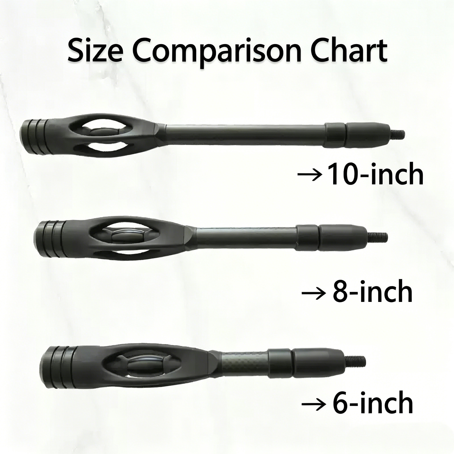 TEFEIRJI Compound Bow Carbon Stabilizer Quick Release Rod